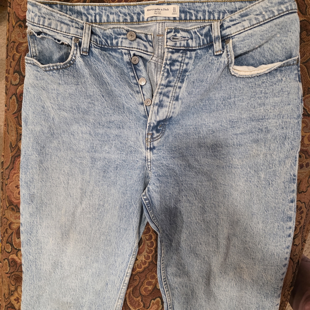 Abercrombie & Fitch Blue High Rise Jeans